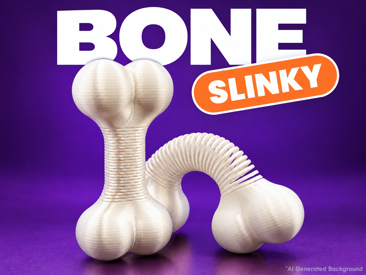 Bone Slinky • Halloween Fidget - 1