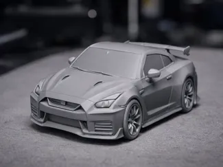 GT-R R35 Nismo – Tooned Version (Chibi Car)