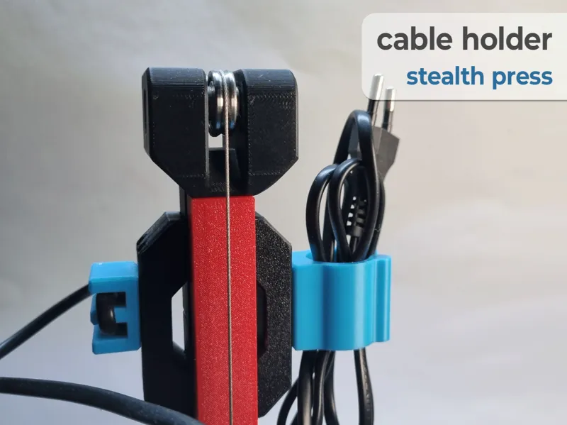 Kabelhalter für die Stealth Press