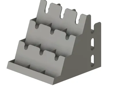 JW Tract Holder for 9 Tracts