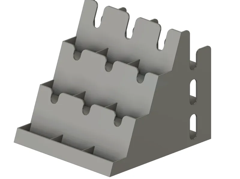 JW Tract Holder for 9 Tracts