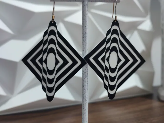 Aretes Onda Retro-Pop