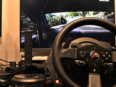 Thrustmaster TH8A shifter knob bike grip adaptor