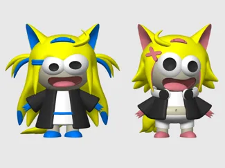 Fuwawa Mococo Spelling Bee Figures