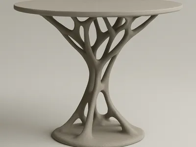 Modern Organic Table – Parametric Nature Design