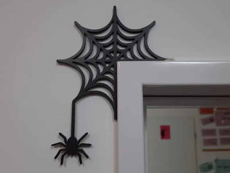 Halloween Spider Door Corner Decoration