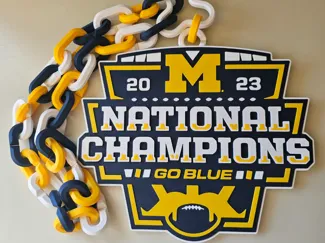 U of M Football Championship Fan / Hype Chain