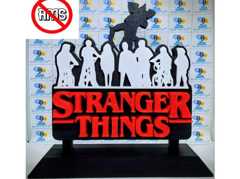 portada stranger things con peana "NO AMS"