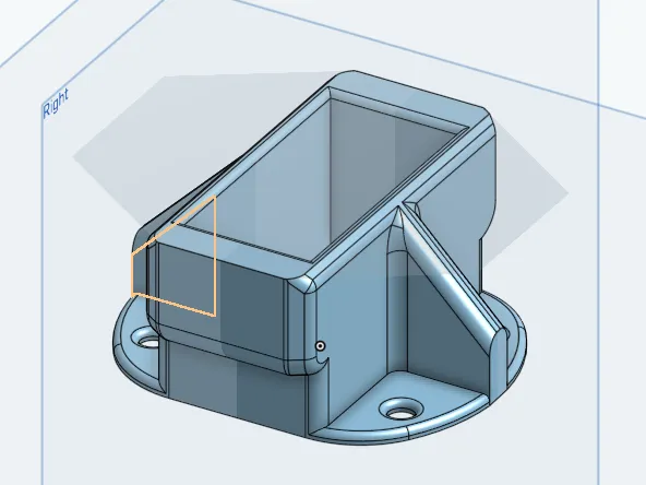 mounting for servo