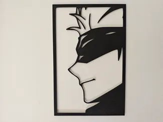 Gojo Silhouette – Arte mural Jujutsu Kaisen