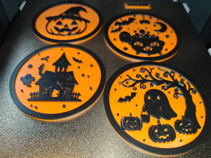 Halloween Coaster Set
