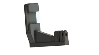 GoPro Osmo Action paintball helmet mount