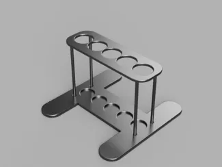 Vertical resin casting holder
