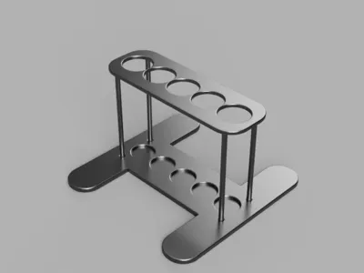 Vertical resin casting holder