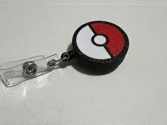 Pokeball Badge Reel Cover