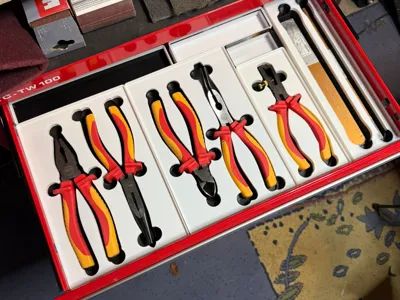 Gridfinity Bin for Elektro Pliers Set