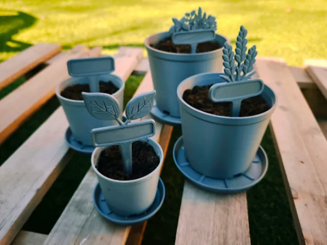 Garden Plant Markers – 4 Styles Pack (fast print)
