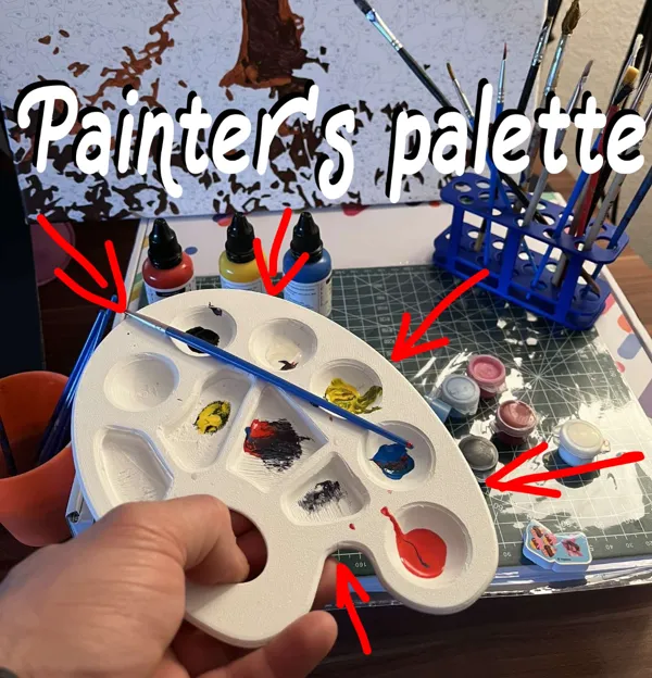 Palette de peintre