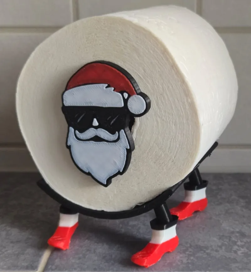 Weihnachts-Toiletten-Schaf Christmas-Toilet-Sheep