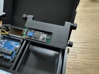 Low-profile LCD module mount