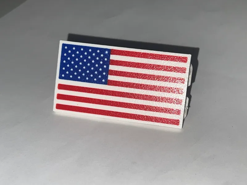 American Flag Pop Can Opener Tab USA