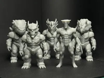 Mini Kaiju Mecha Collection