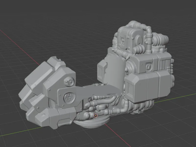 Bike mounts for foot models