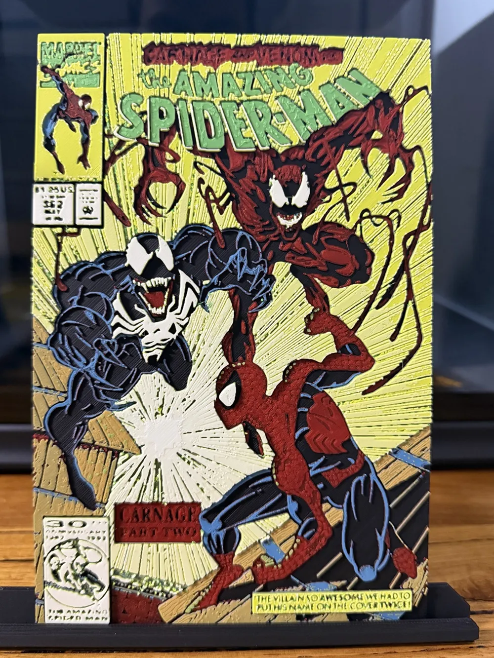 Spider-Man #362 (PART TWO) Comic Cover - Free 3D Print Model - MakerWorld