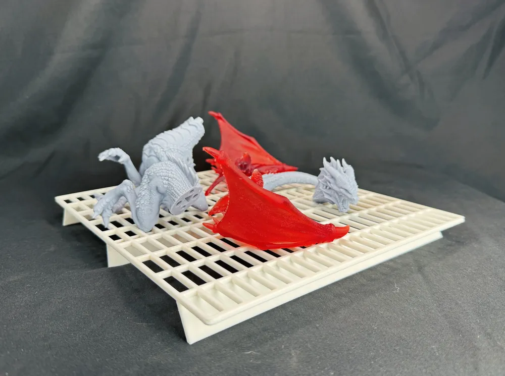 Drying rack, raised, for resin prints or anything - Free 3D Print Model ...