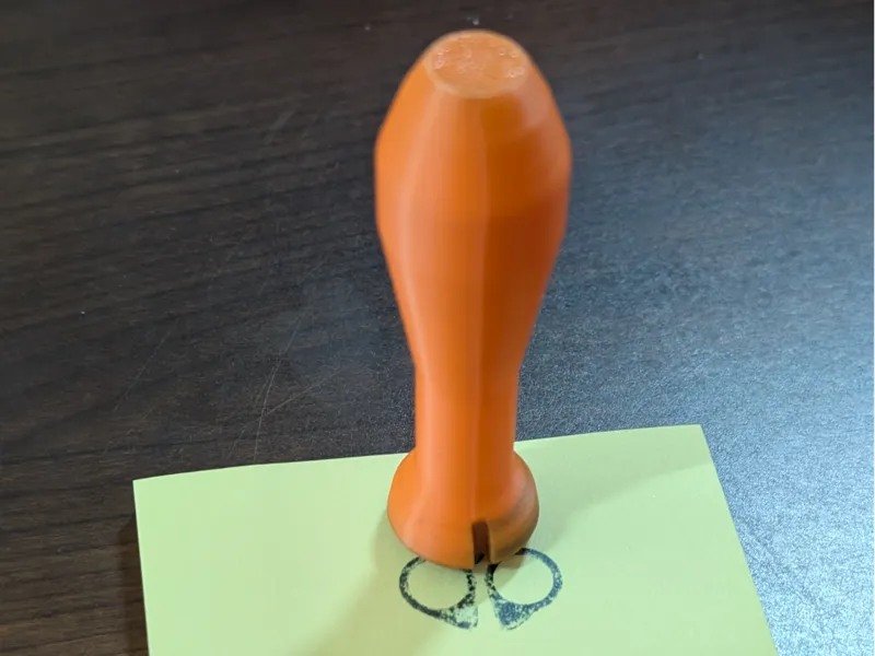 Circle Location Pin Stamp