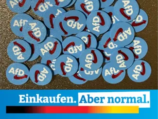AfD Einkaufswagenchip