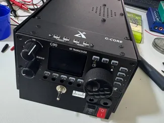 xiegu G 90 enclosure with battery and fan