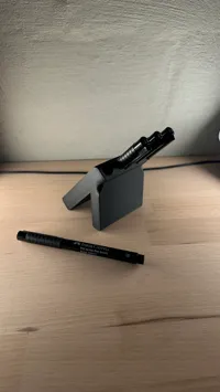0.2mm layer, 12mm holes for faber-castell pen