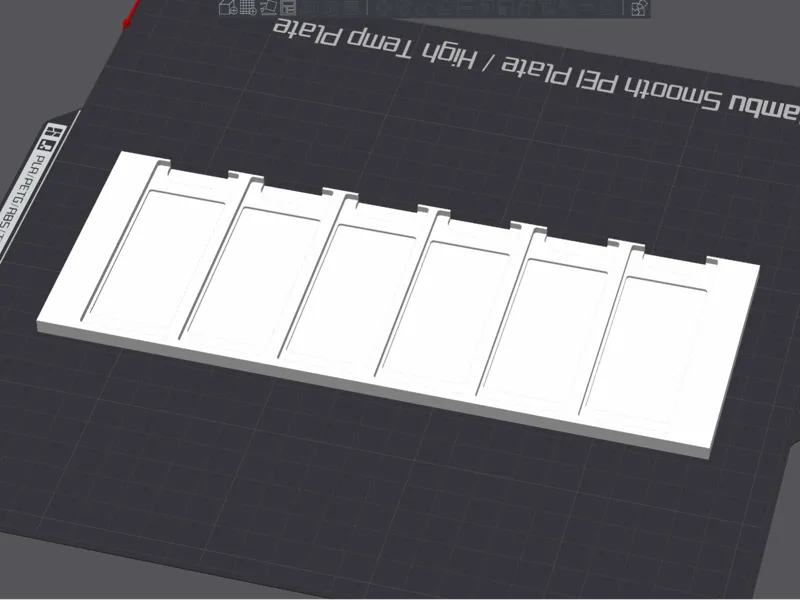 Microsope slide tray - 6 way
