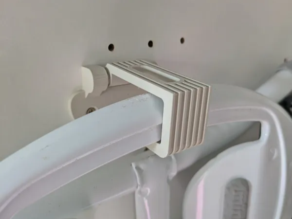 Parametric ironing board wall hook print in place
