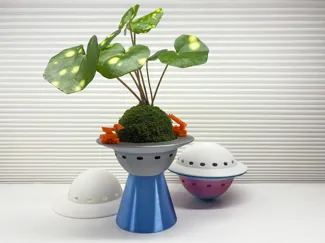 小飞碟绿植盆