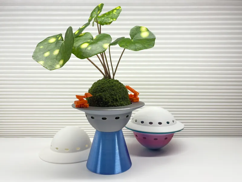 小飞碟绿植盆