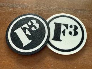 Tonto's F3 Coasters