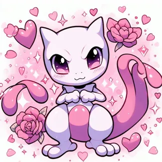 Hueforge Mew two / Mewtwo
