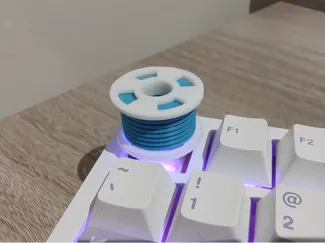 Filament Spool Keycap - 25mm, extended stem