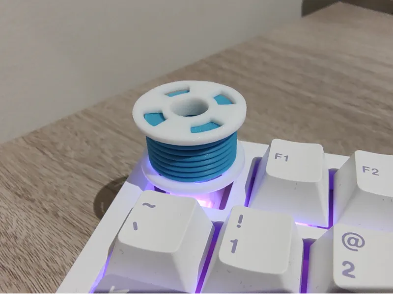 Filament Spool Keycap - 25mm, extended stem
