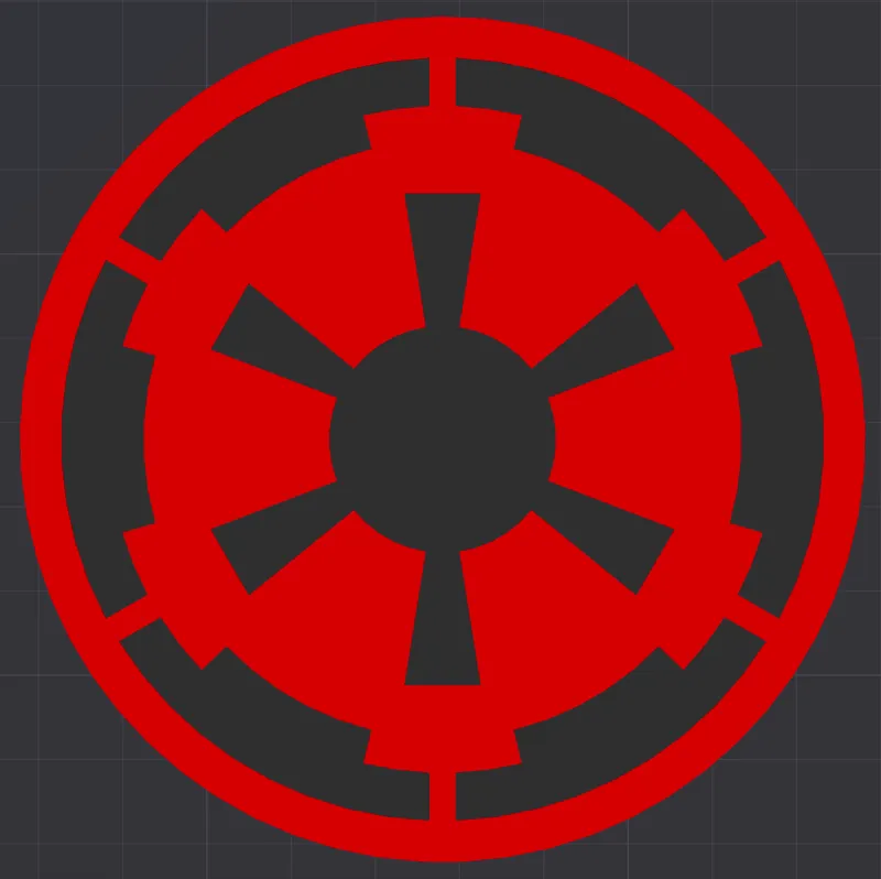 Star Wars Imperial Crest Colorized