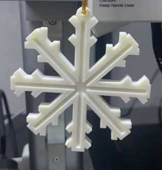 Detailed Snowflake decoration