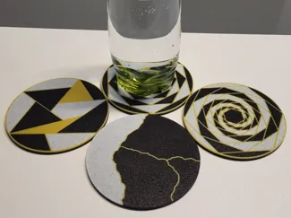 Beverage coaster bundle