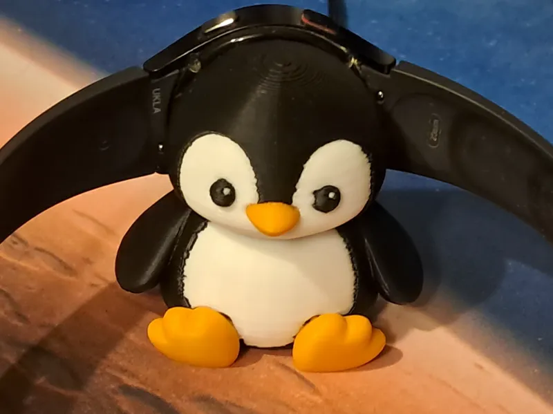 Galaxy Watch Charger Holder in Penguin design