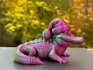 Albert the Christmas Alligator 