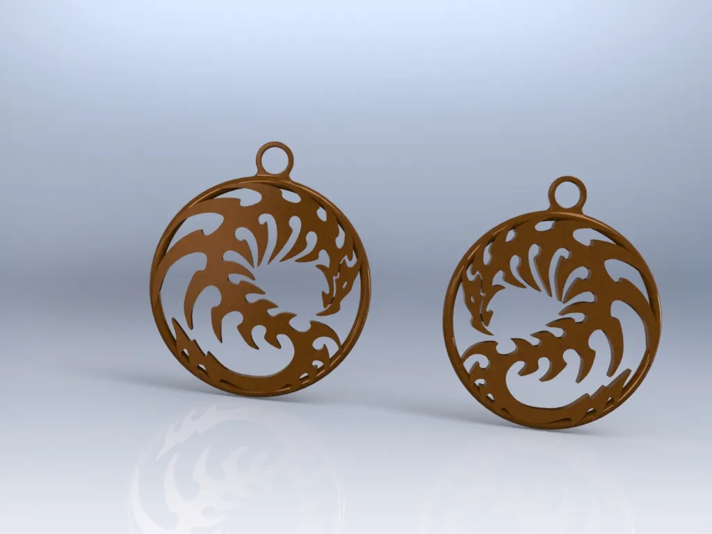 Dragon earrings (8) view 4