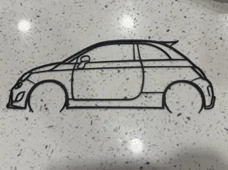 Fiat Abarth silhouette