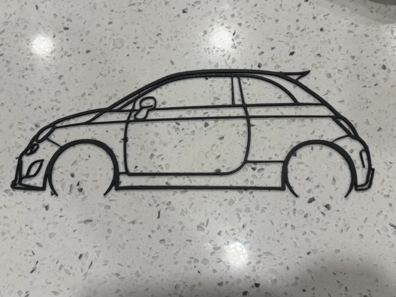Fiat Abarth silhouette
