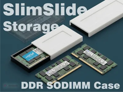 SlimSlide Storage – SO-DIMM Memory Case (DDR1-5)